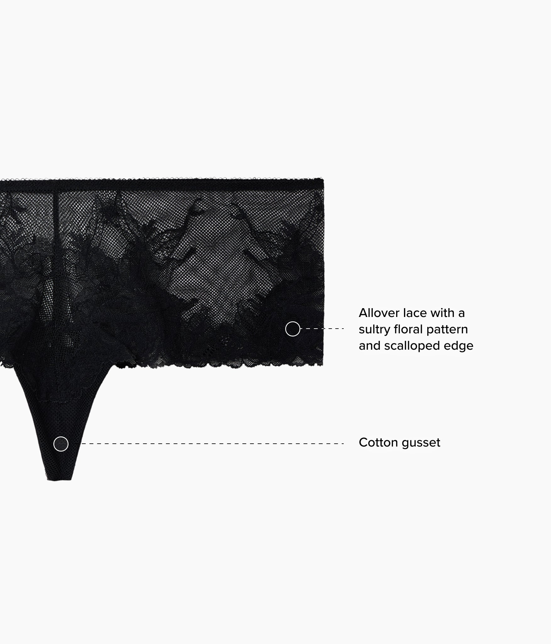 Wacoal Vivid Attraction Tanga - Black