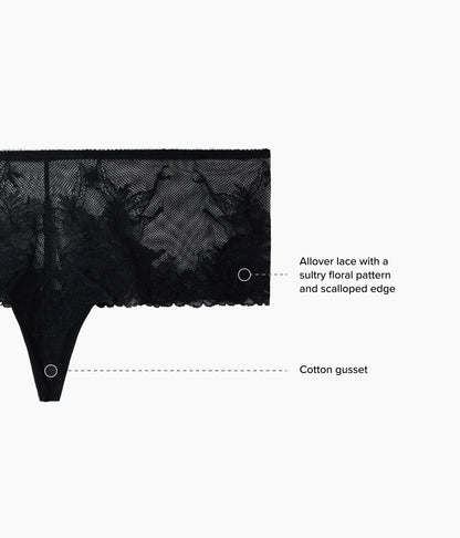 Wacoal Vivid Attraction Tanga - Black