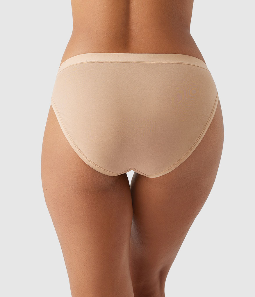 Wacoal Understated Cotton Bikini - Praline