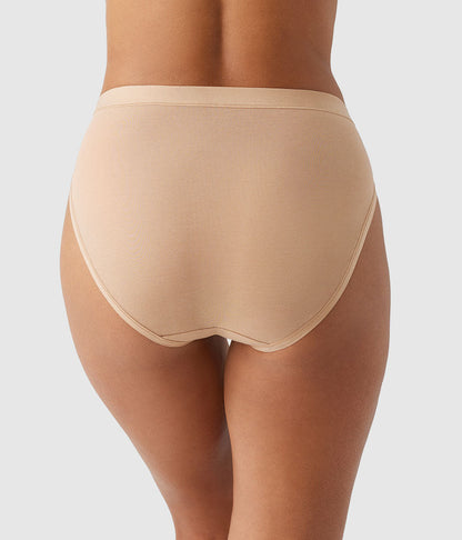 Wacoal Understated Cotton Hi-Cut - Praline