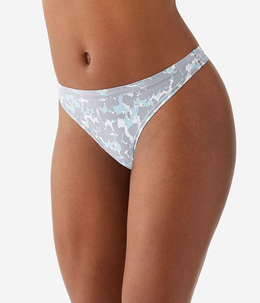 Wacoal Future Foundation Thong - Dream Blue/Gray Camouflage