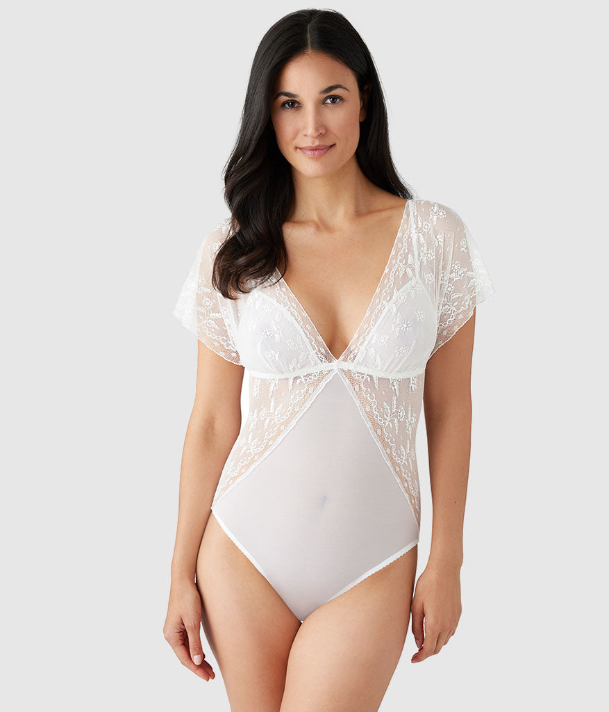 Wacoal Lifted In Luxury Bodysuit - Egret