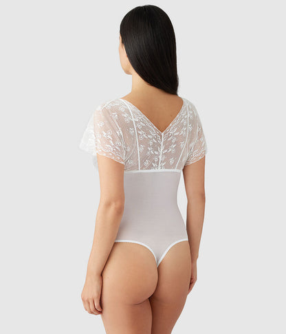 Wacoal Lifted In Luxury Bodysuit - Egret