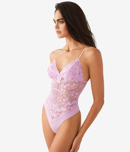 Wacoal Feeling Famous Bodysuit - Pink Lavender/Very Berry
