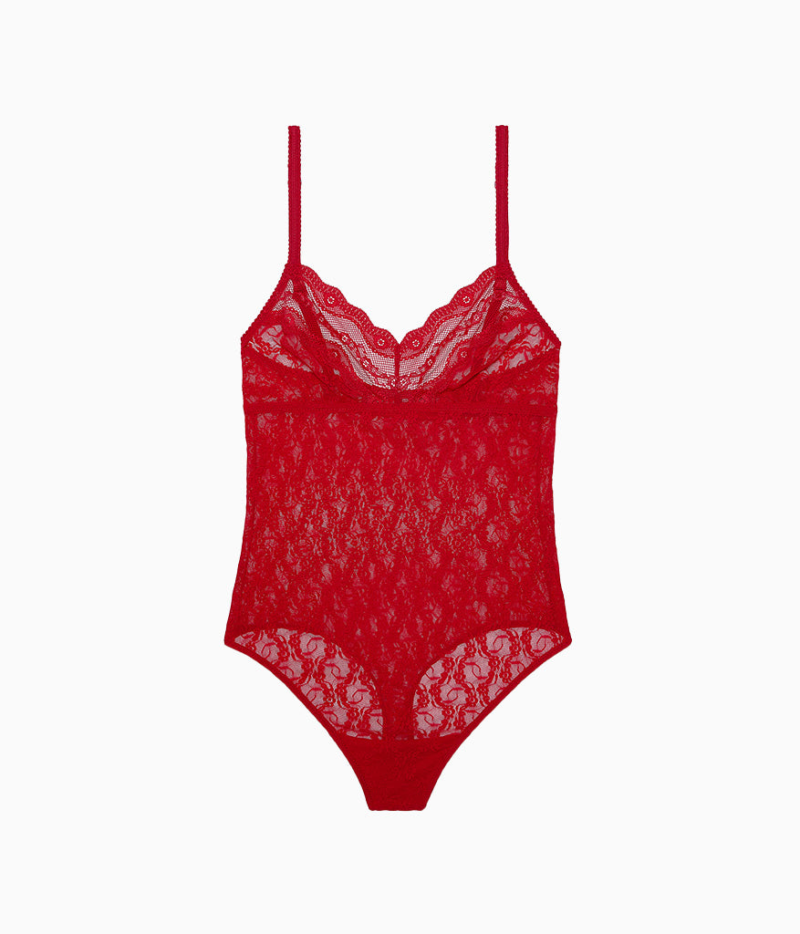 Wacoal Lace Kiss Bodysuit - Crimson Red