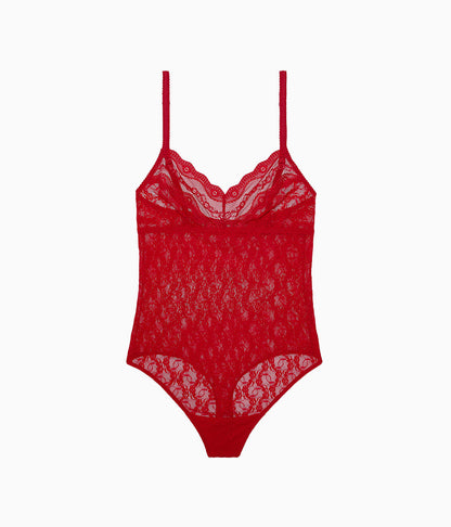 Wacoal Lace Kiss Bodysuit - Crimson Red