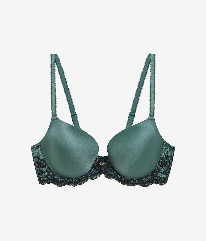 Wacoal Modern Affair T-Shirt Bra - Silver Pine/Black