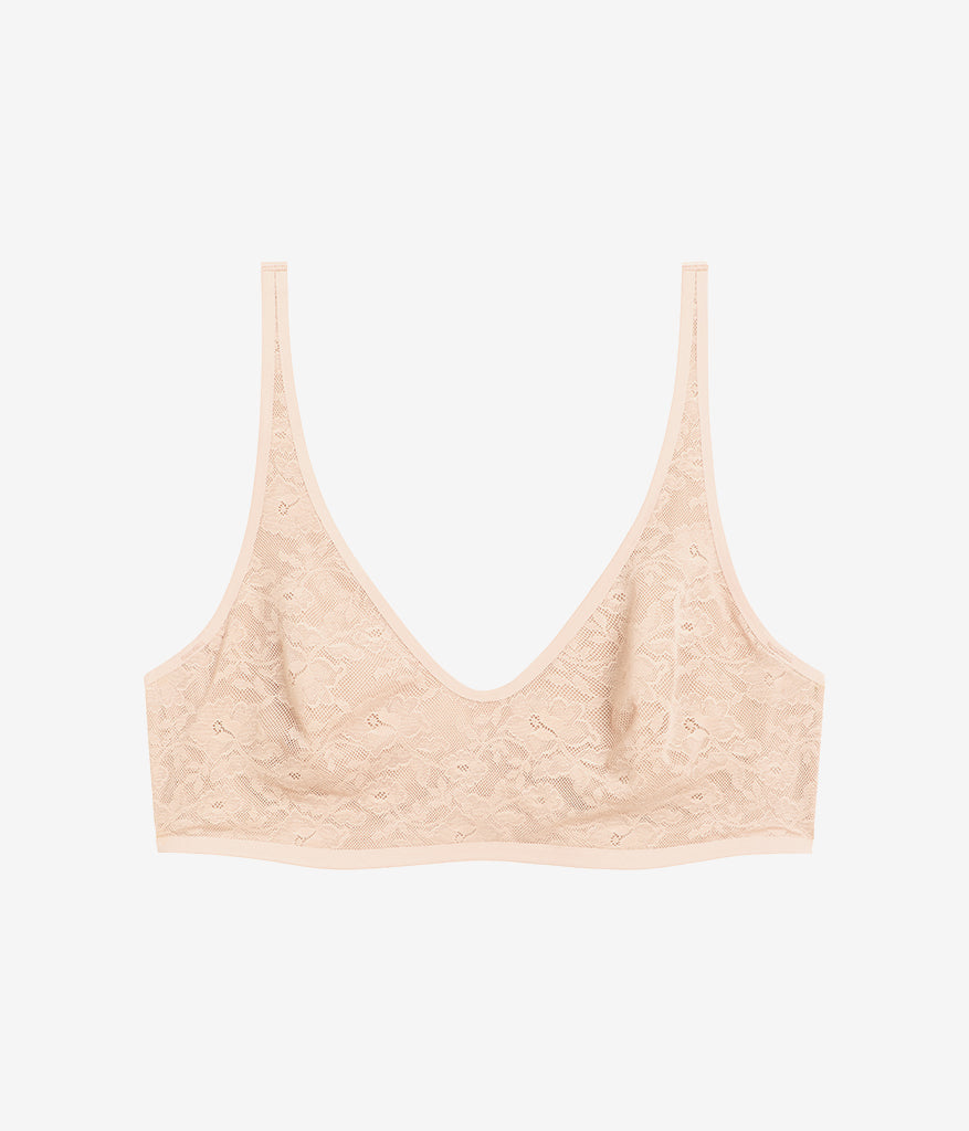 Wacoal Effortlessly Lace Underwire Bra - Au Natural