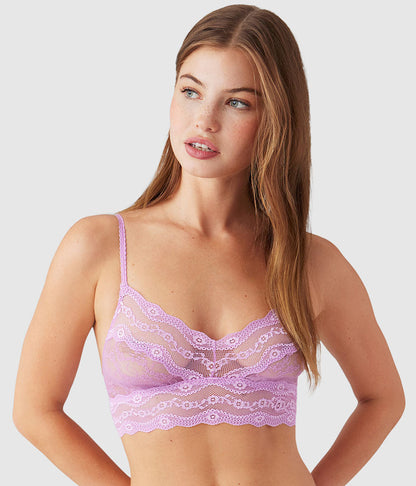 Wacoal Lace Kiss Bralette - Smoky Grape