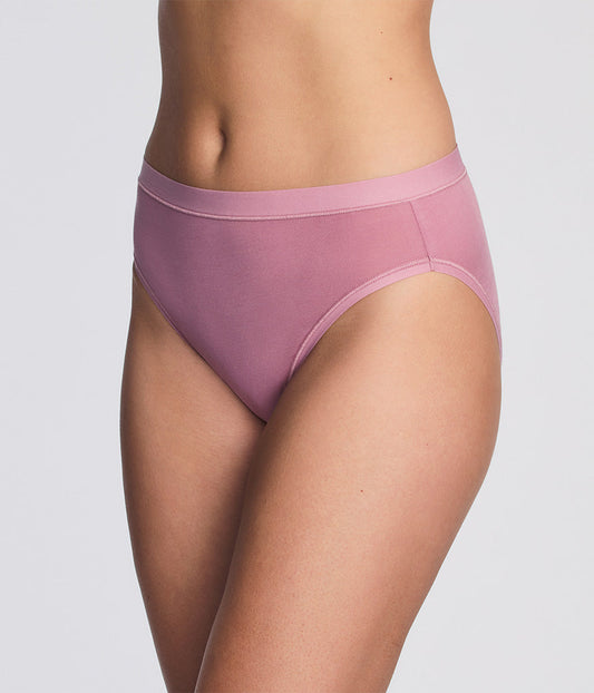 Wacoal Understated Cotton Hi-Cut - Lilas