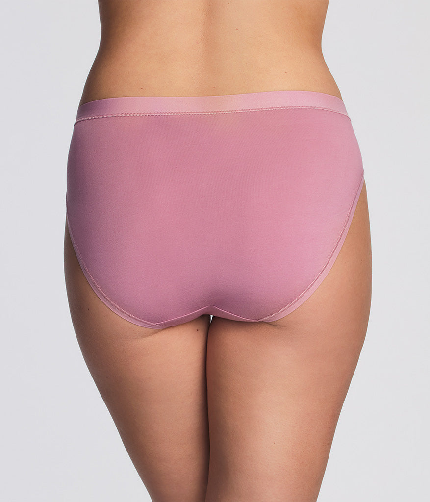 Wacoal Understated Cotton Hi-Cut - Lilas