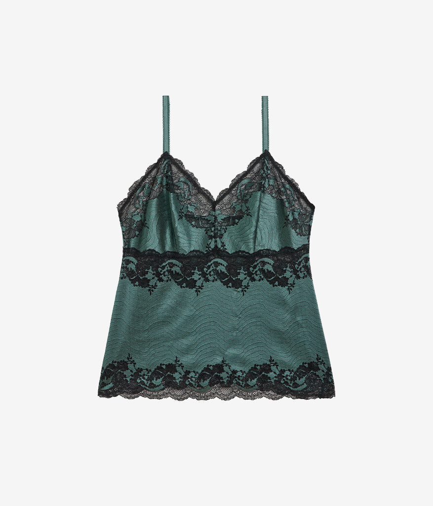 Wacoal Modern Affair Cami - Silver Pine/Black