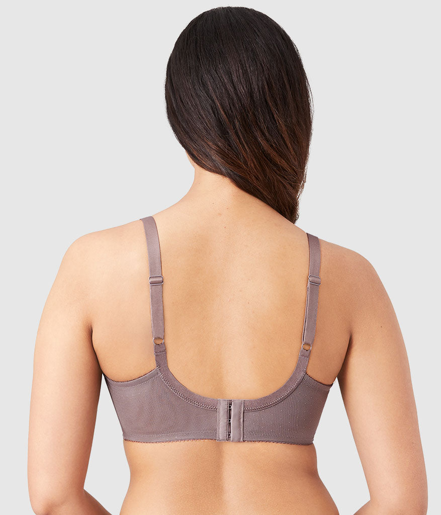Wacoal Retro Chic Full Figure Underwire Bra - Cappuccino