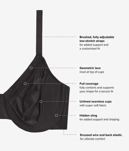 Wacoal Perfect Primer Full Figure Underwire Bra - Black