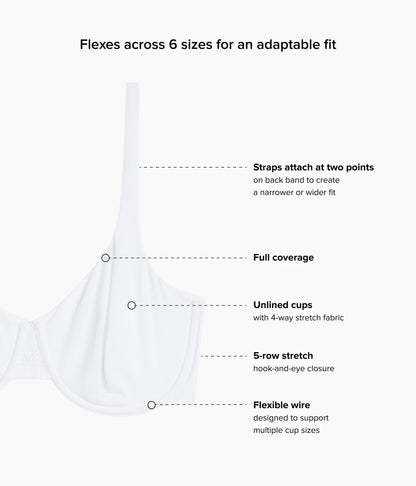 Wacoal Ever Flexing™ Underwire Bra - White