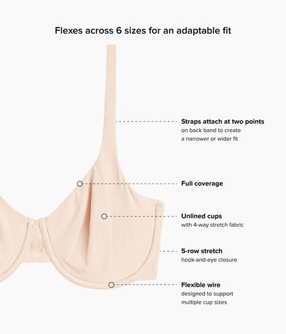 Wacoal Ever Flexing™ Underwire Bra - Sand