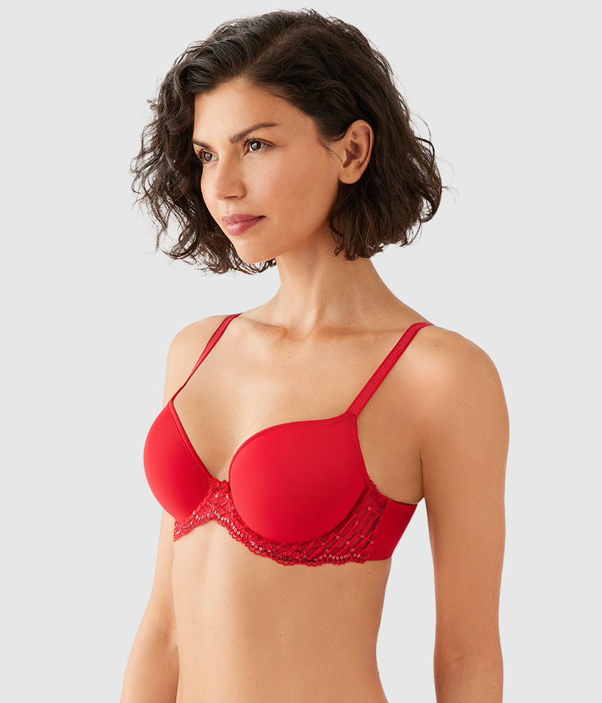 Wacoal La Femme Underwire T-Shirt Bra - Equestrian Red