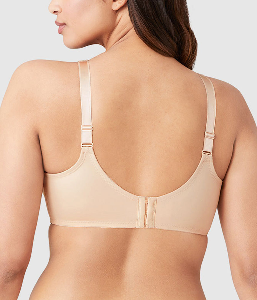 Wacoal Bodysuede Ultra Full Figure Seamless Underwire Bra - Sand