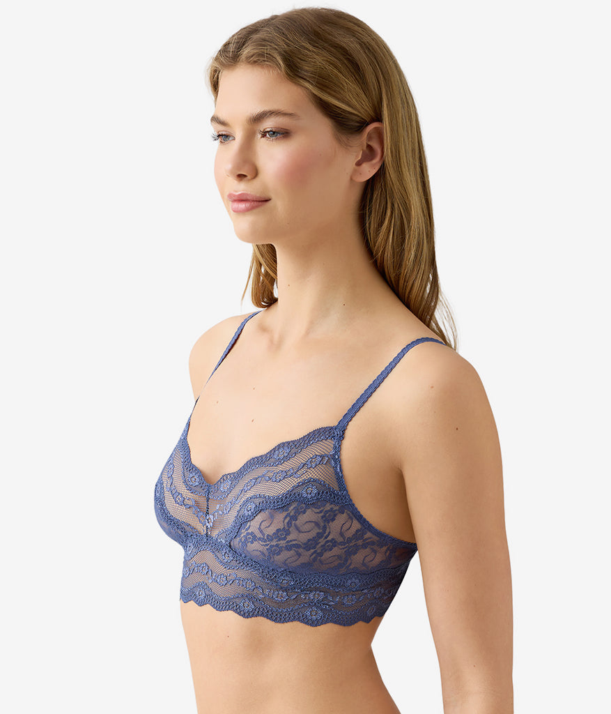 Wacoal Lace Kiss Bralette - Crown Blue
