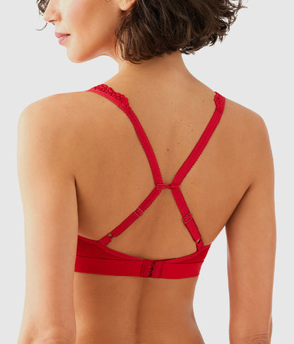 Wacoal Embrace Lace® Wire Free Bralette - Equestrian Red