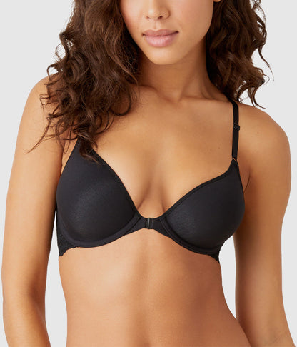 Wacoal Inspired Eyelet Front Close T-Shirt Bra - Night