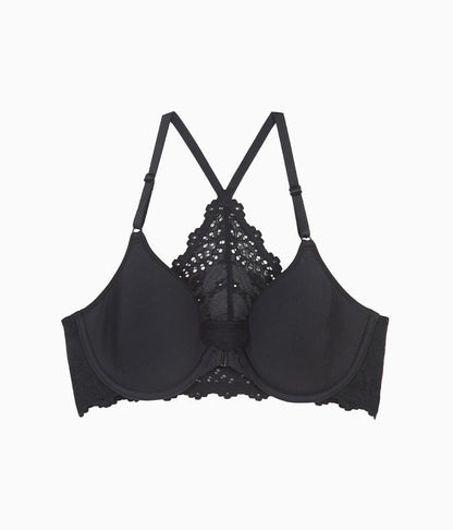 Wacoal Inspired Eyelet Front Close T-Shirt Bra - Night
