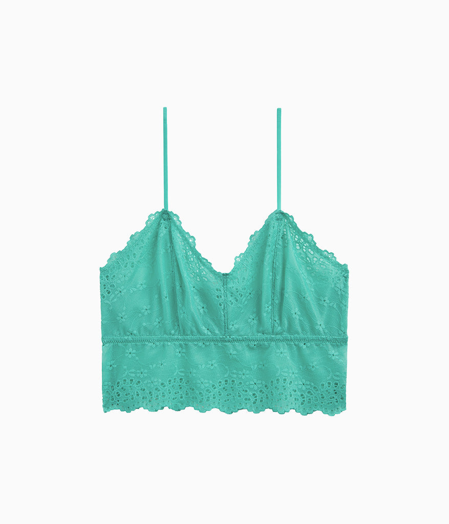 Wacoal Inspired Eyelet Bralette - Water Garden