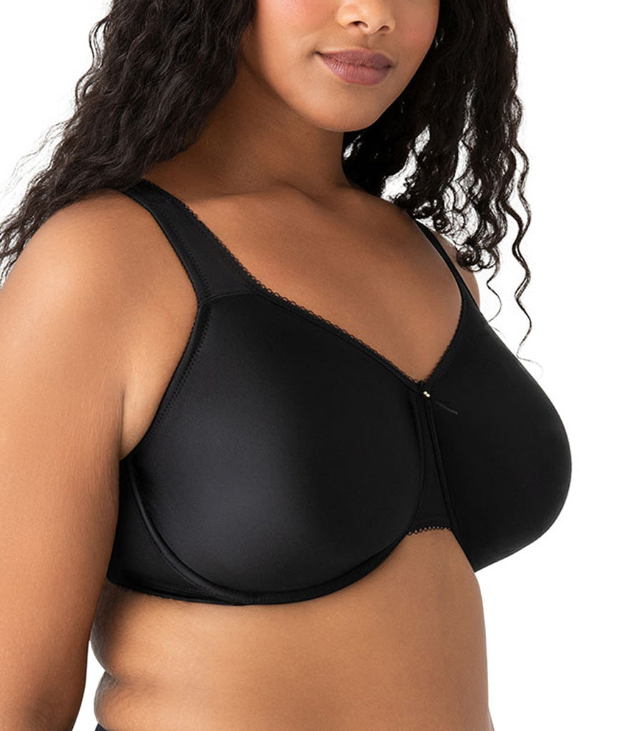 Wacoal Basic Beauty Full Figure Seamless Underwire Bra - Black