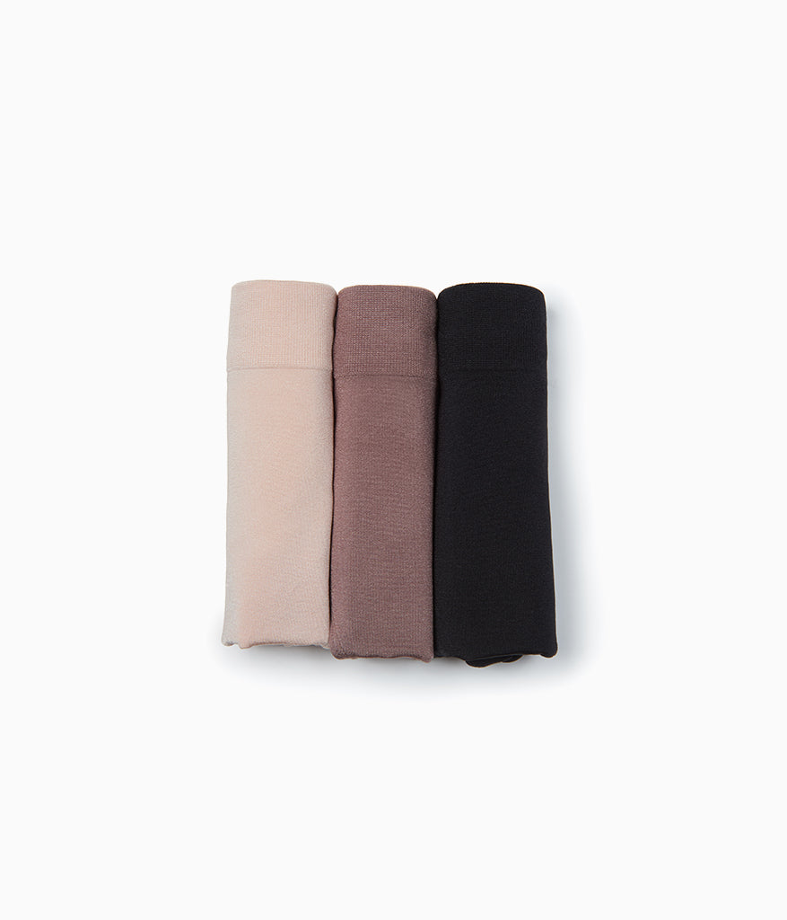 Wacoal B-Smooth® Packaged Hi-Cut - Rose Dust/Deep Taupe/Black