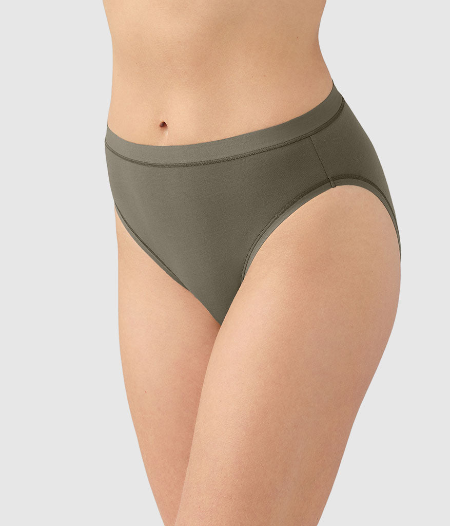 Wacoal Understated Cotton Hi-Cut - Bungee Cord