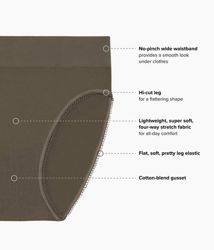 Wacoal Feeling Flexible Hi-Cut - Bungee Cord