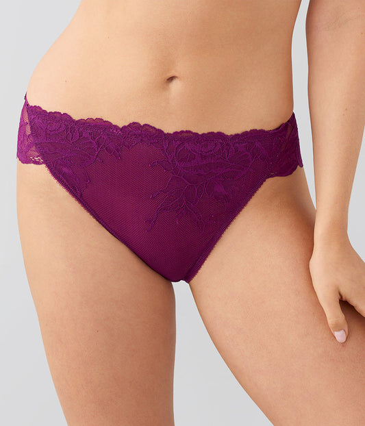 Wacoal Vivid Attraction Hi-Cut - Dark Purple