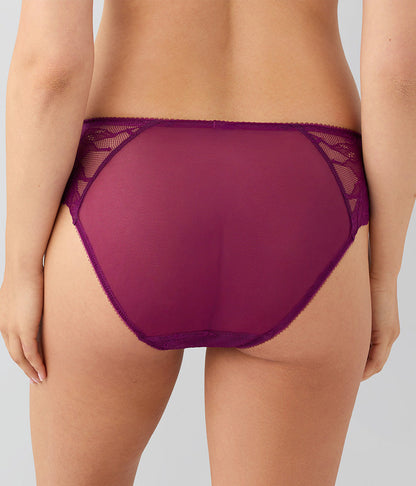 Wacoal Vivid Attraction Hi-Cut - Dark Purple