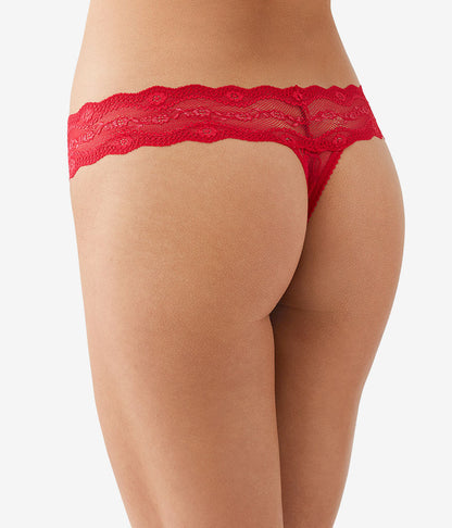 Wacoal Lace Kiss Thong - Crimson Red