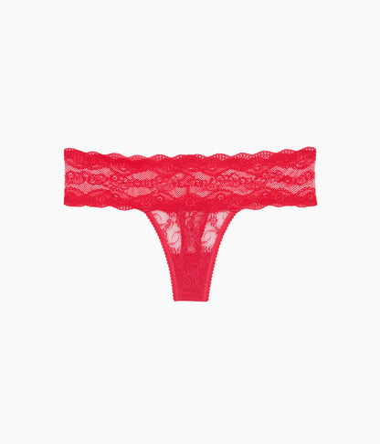 Wacoal Lace Kiss Thong - Crimson Red