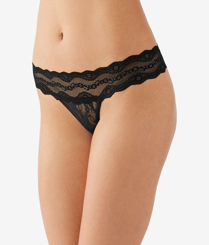 Wacoal Lace Kiss Thong Panty Pack - Rose Smoke/Au Natural/Night