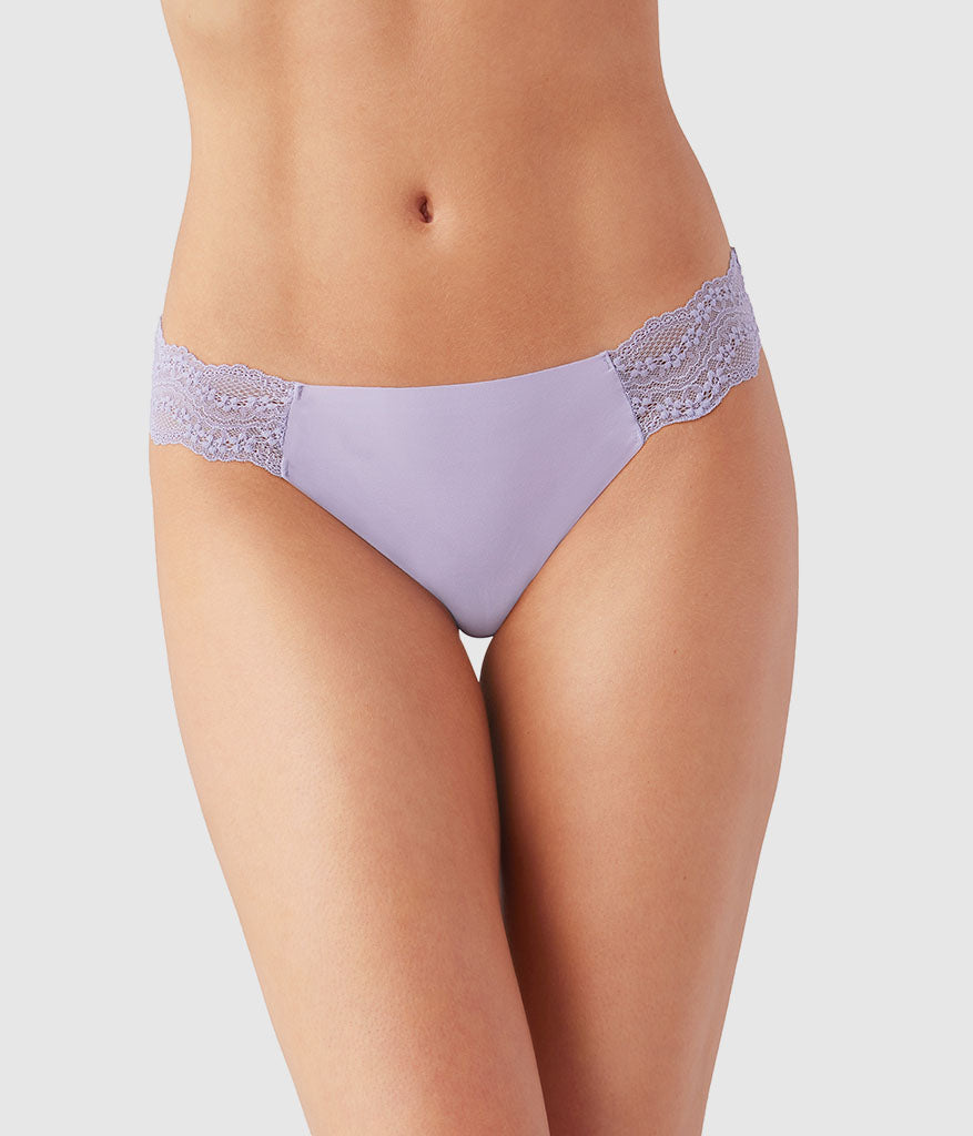 Wacoal b.bare Thong - Lavender Gray