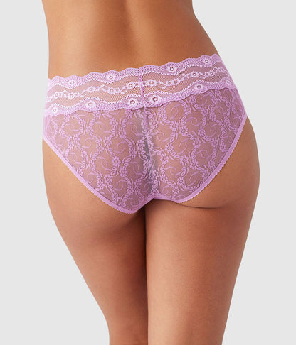 Wacoal Lace Kiss Hipster - Smoky Grape