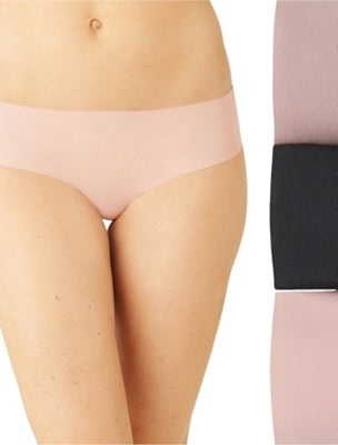 Wacoal b.bare Cheeky Panty Pack - Rose Smoke/Antler/Night