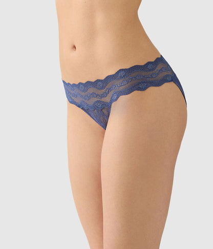 Wacoal Lace Kiss Bikini - Crown Blue