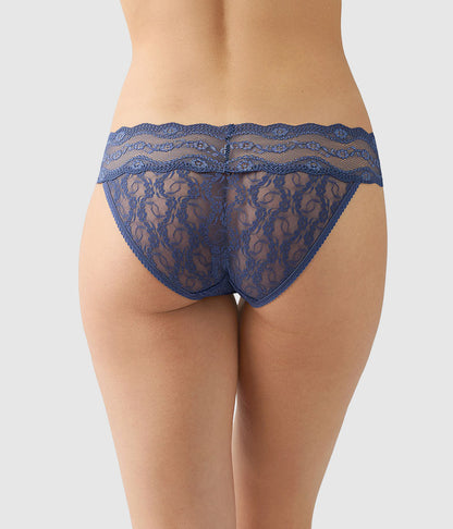 Wacoal Lace Kiss Bikini - Crown Blue