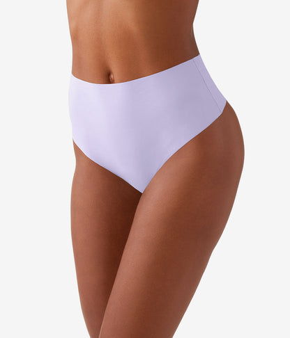 Wacoal b.bare Hi-Waist Thong - Thistle