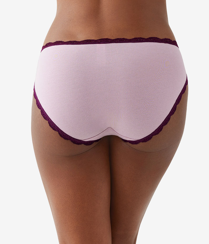 Wacoal Inspired Eyelet Bikini - Dawn Pink