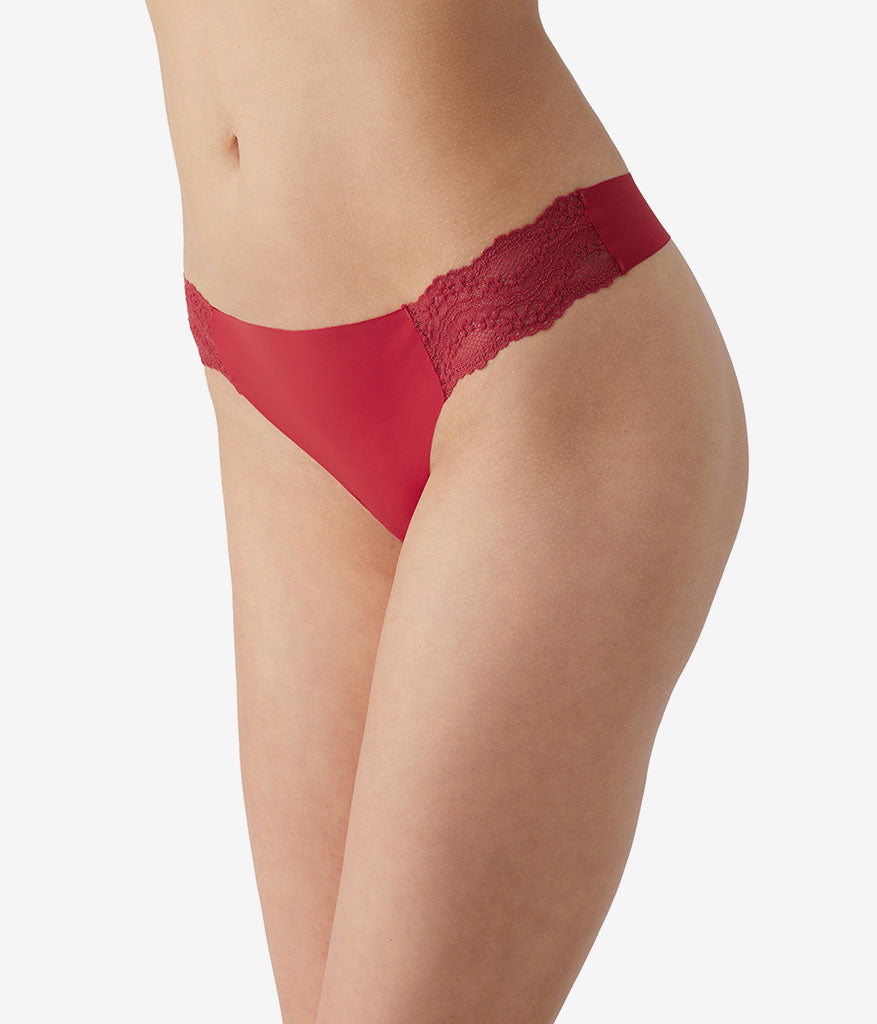 Wacoal b.bare Thong - Haute Red