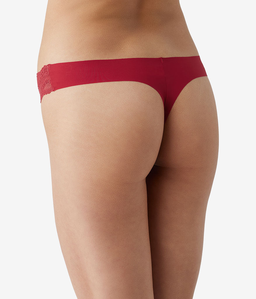 Wacoal b.bare Thong - Haute Red