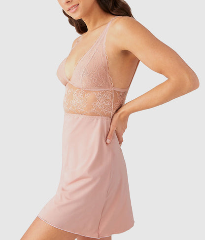 Wacoal No Strings Attached Chemise - Blush Pink
