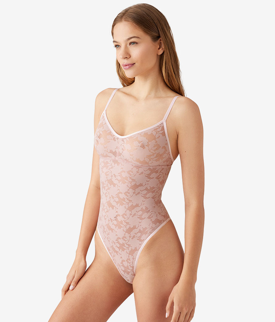 Wacoal Shadow Scene Bodysuit - Blush Pink