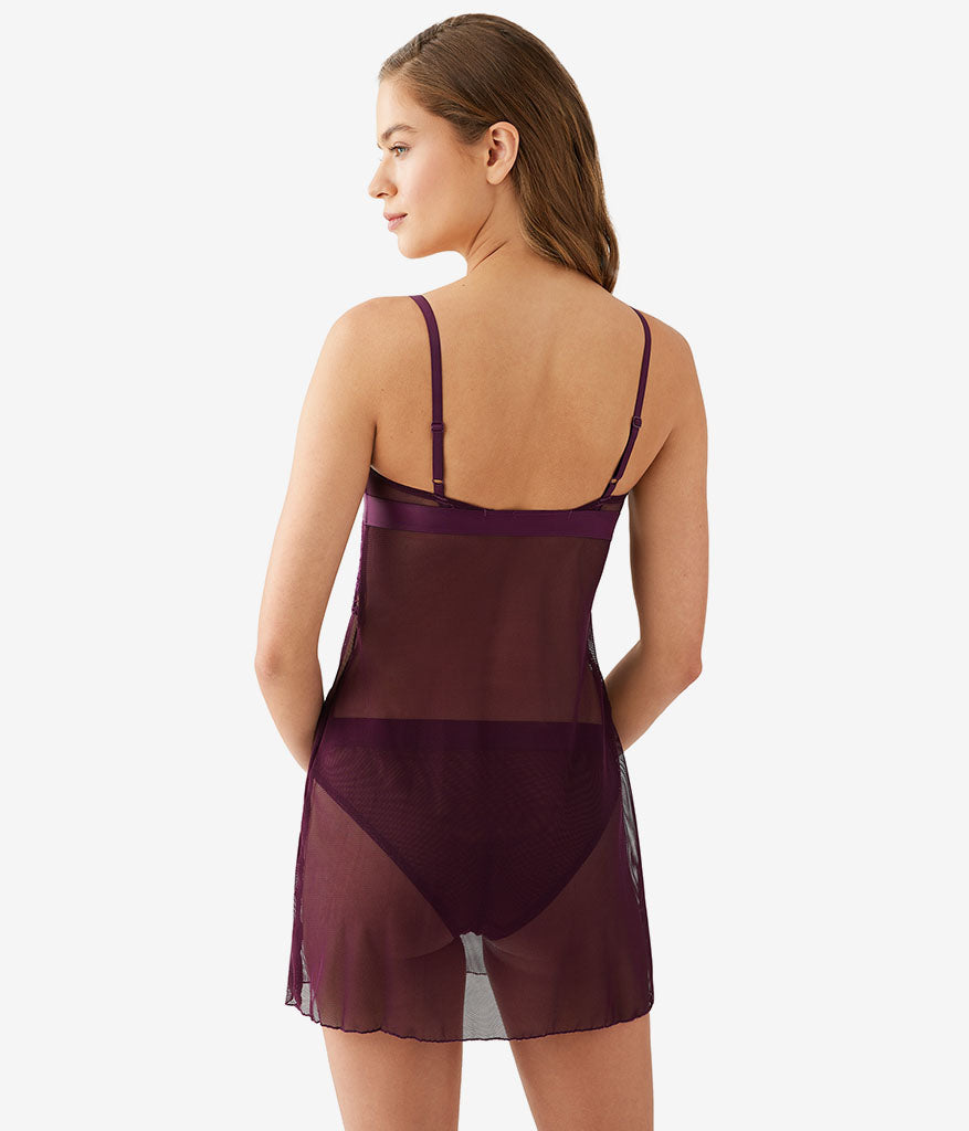 Wacoal Opening Act Chemise - Potent Purple
