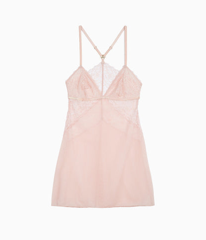 Wacoal Lace Encounter Chemise - Rose Smoke