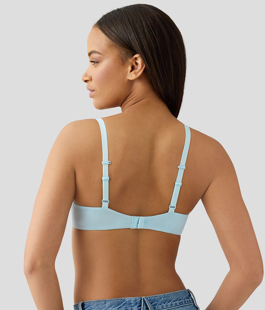 Wacoal Future Foundation Wire Free T-Shirt Bra - Blue Glow